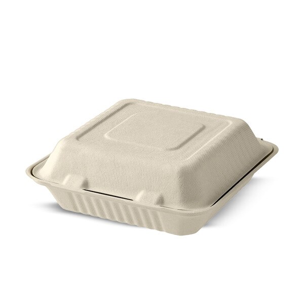 Molded Fiber Hinged Container | Nantuk